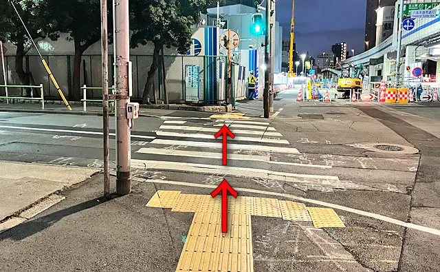 1つ目の横断歩道