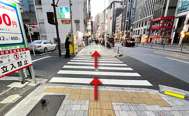 1つ目の横断歩道