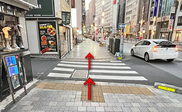 2つ目の横断歩道