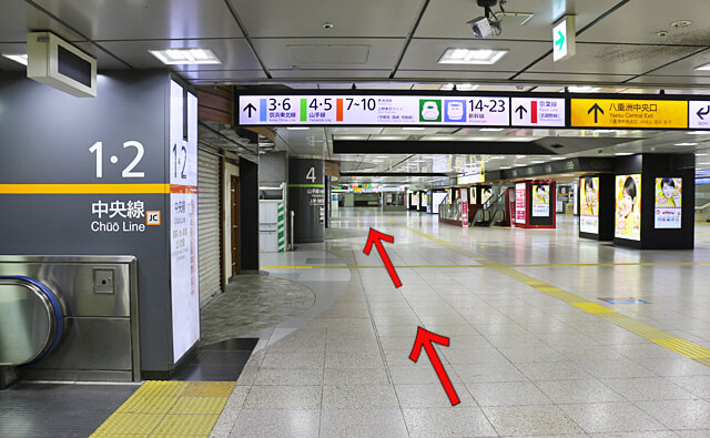 東京駅のセントラルストリート