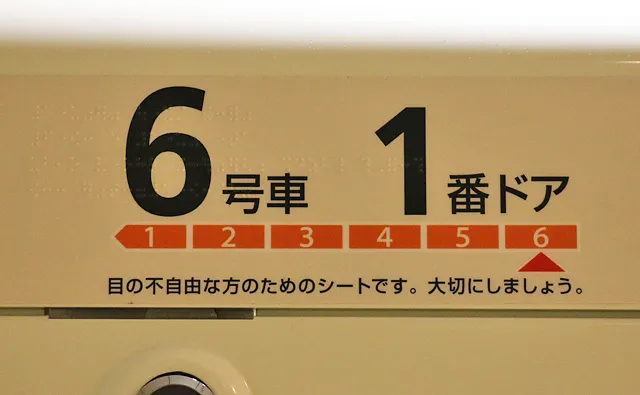 渋谷方面の乗車位置