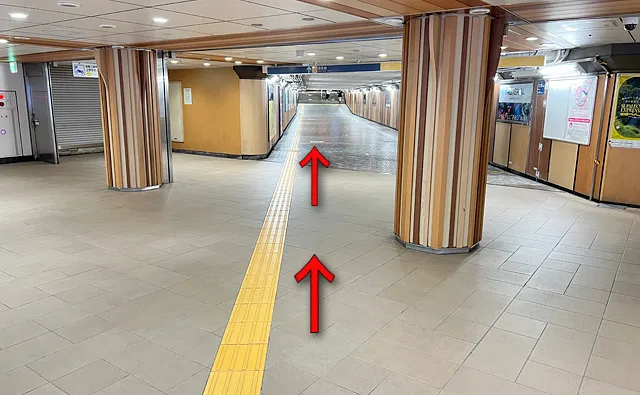 右折してから50秒ほど直進