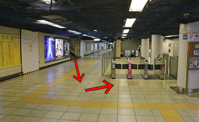 東京メトロの改札
